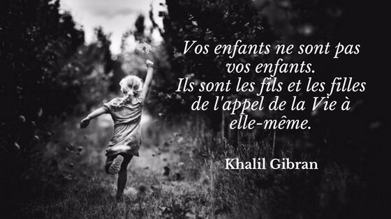 Les enfants par Khalil Gibran